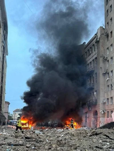 Росія вдарила по пологовому будинку у Харкові