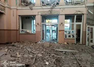 Ворожий атака по місту Лозова