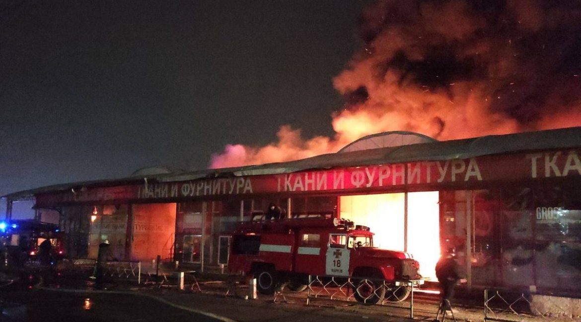 У Харкові вчергове горіло Барабашово: наслідки масованого обстрілу